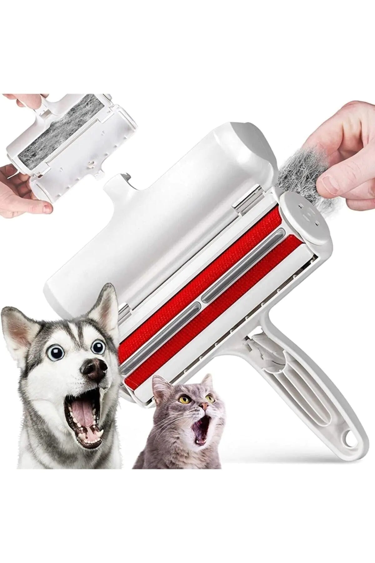 FurGlide™ Pro Reusable Pet Hair Remover – Electrostatic Lint Roller & Multi-Surface Fur Removal Tool for Couch, Carpet, Car & Clothing - NexaHome