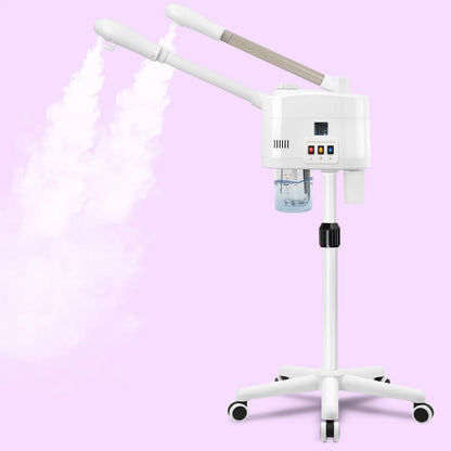ProLift™ 2-in-1 Ozone Facial Steamer – Professional Hot & Cold Mist Station with Adjustable Stand and 360° Rotation - NexaHome
