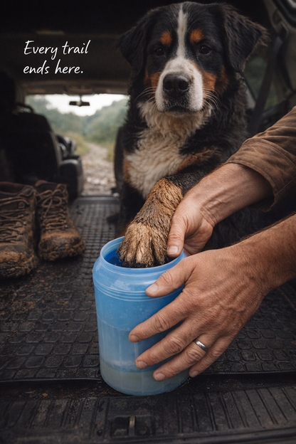 MudScrub™ Portable Dog Paw Cleaner – Silicone Bristle Paw Washer for Mud & Dirt | Travel-Friendly