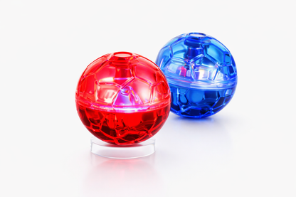 GlowChase™ Motion-Activated LED Cat Balls 2-Pack – Interactive Flashing Toys for Indoor Cats & Small Dogs